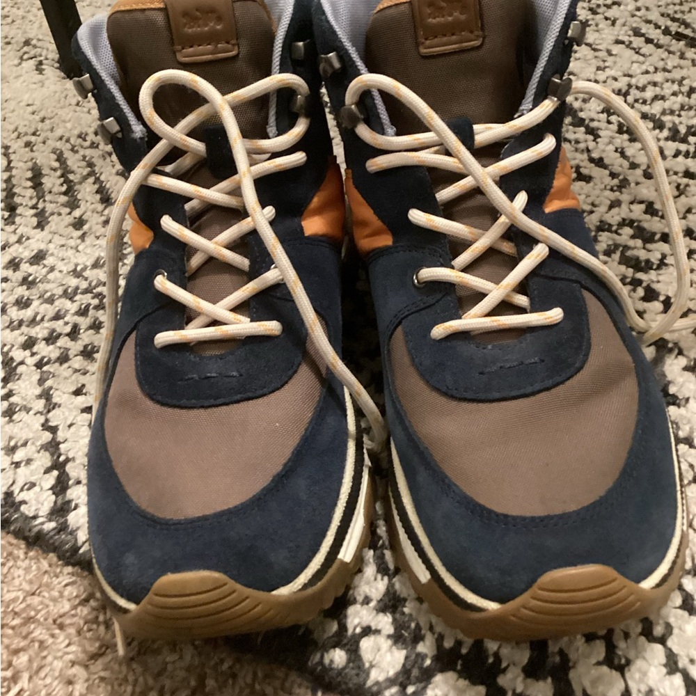 Coach Men's Sneaker-boot in Blue, Orange, and Brown - Picture 4 of 9